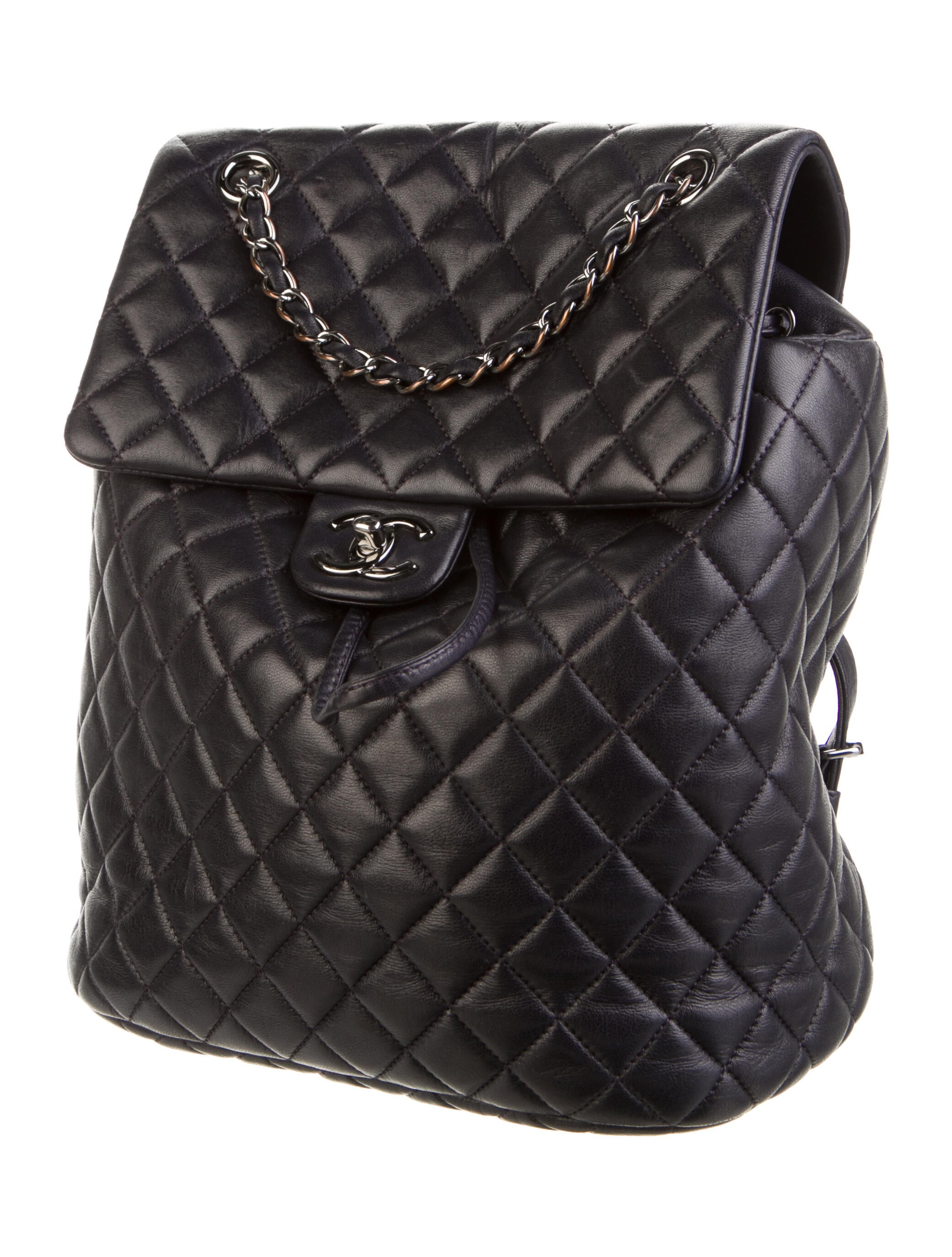 Chanel Urban Spirit Large Backpack Blue Backpacks, Handbags