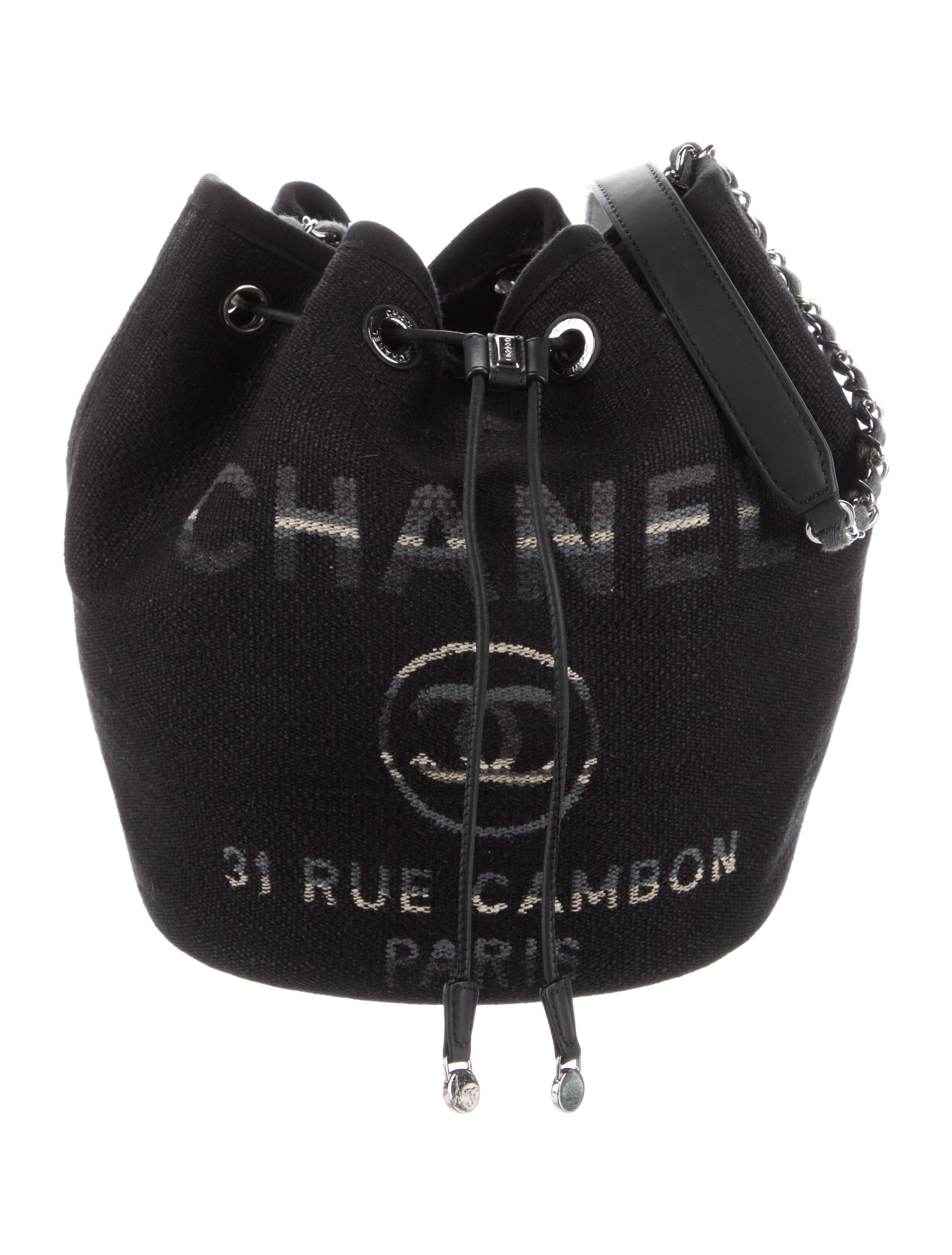 Chanel 2018 Small Gabrielle Bucket Bag Blue Bucket Bags, Handbags