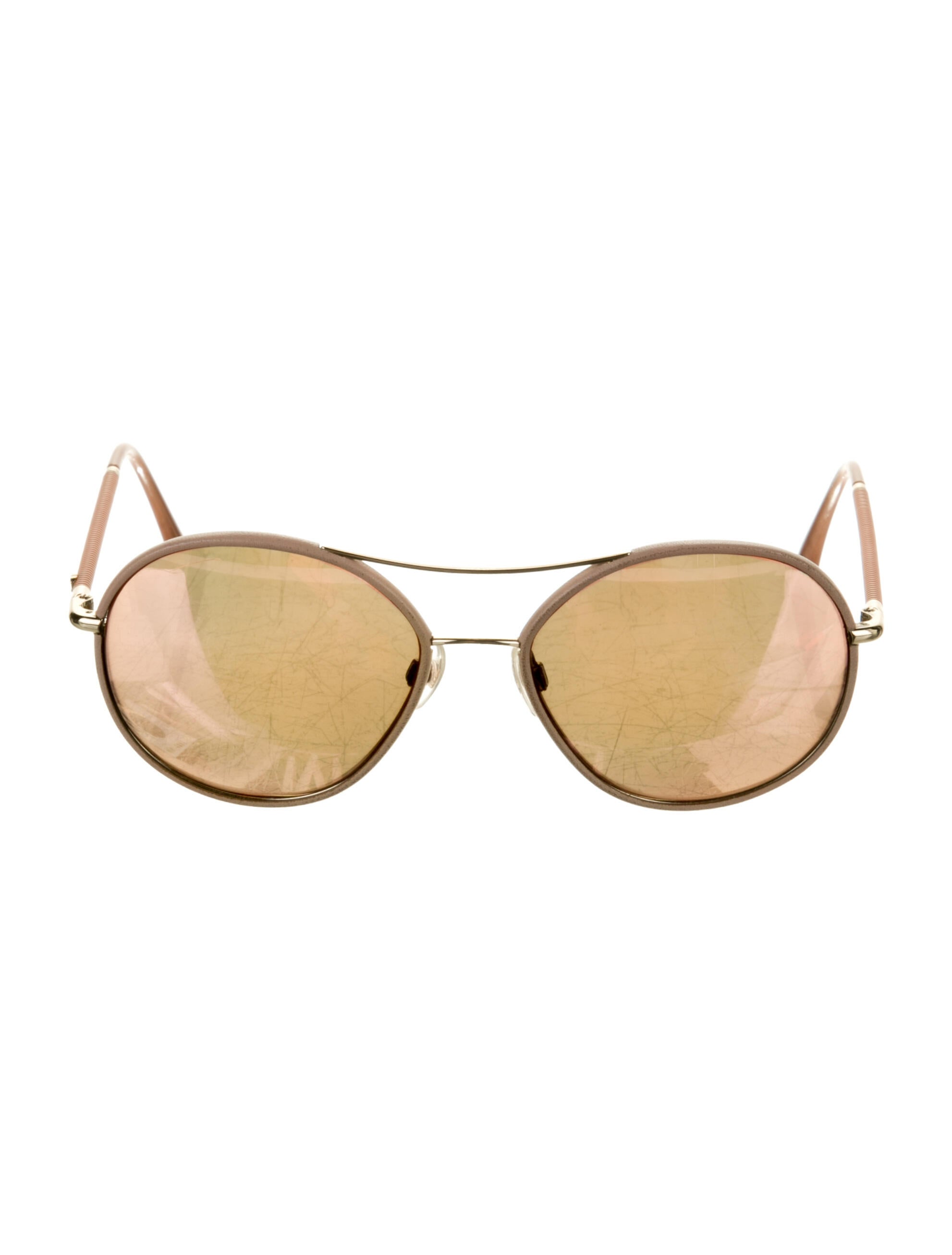 chanel aviator sunglasses pink