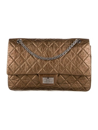Chanel Metallic Reissue 227 Double Flap Bag