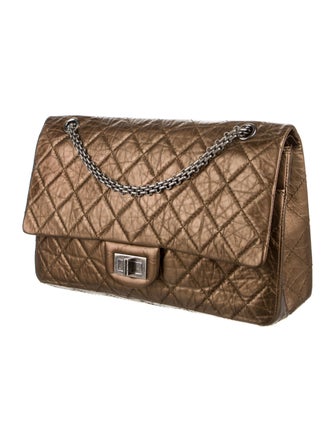 Chanel Metallic Reissue 227 Double Flap Bag