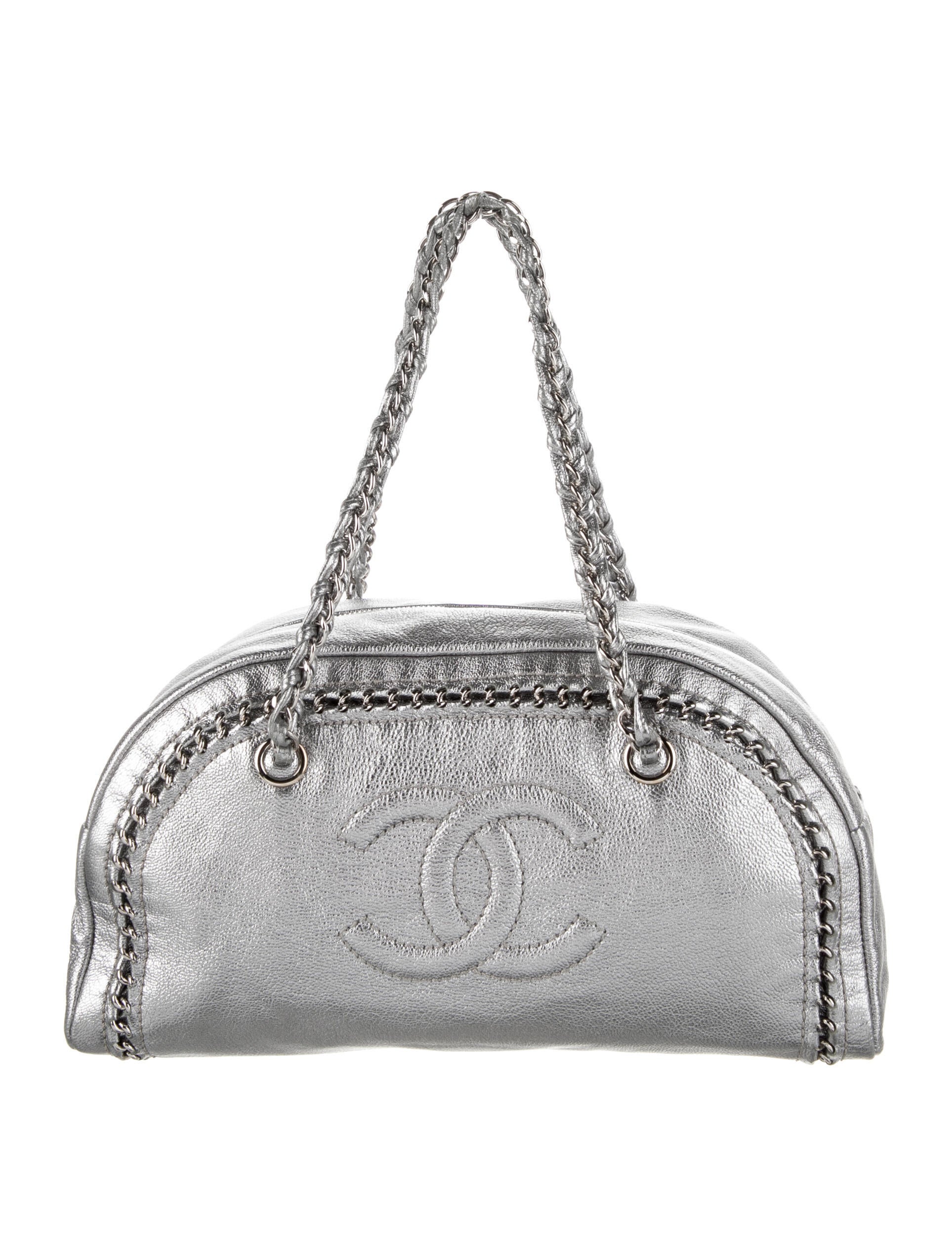 Chanel Metallic Python Perfect Day Bag - Grey Shoulder Bags, Handbags ...