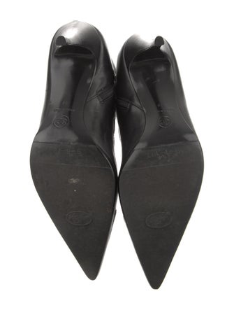 Chanel 2004 Quilted Pattern Lace-Up Boots