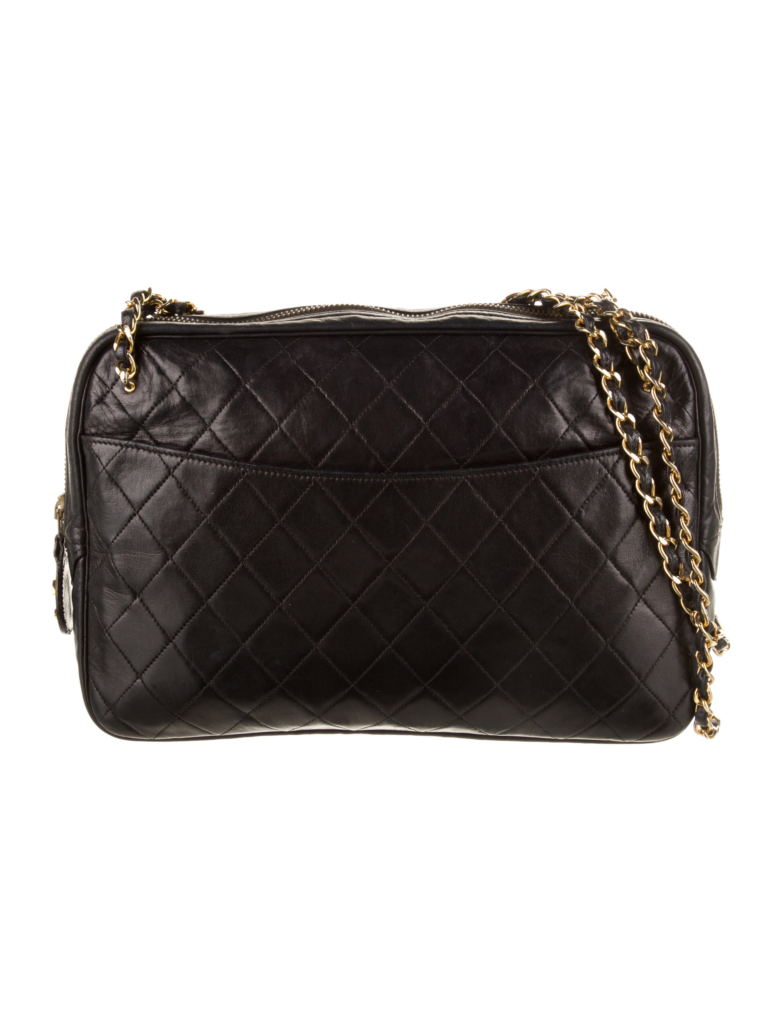 Chanel Quilted Medallion Tote Black Shoulder Bags, Handbags