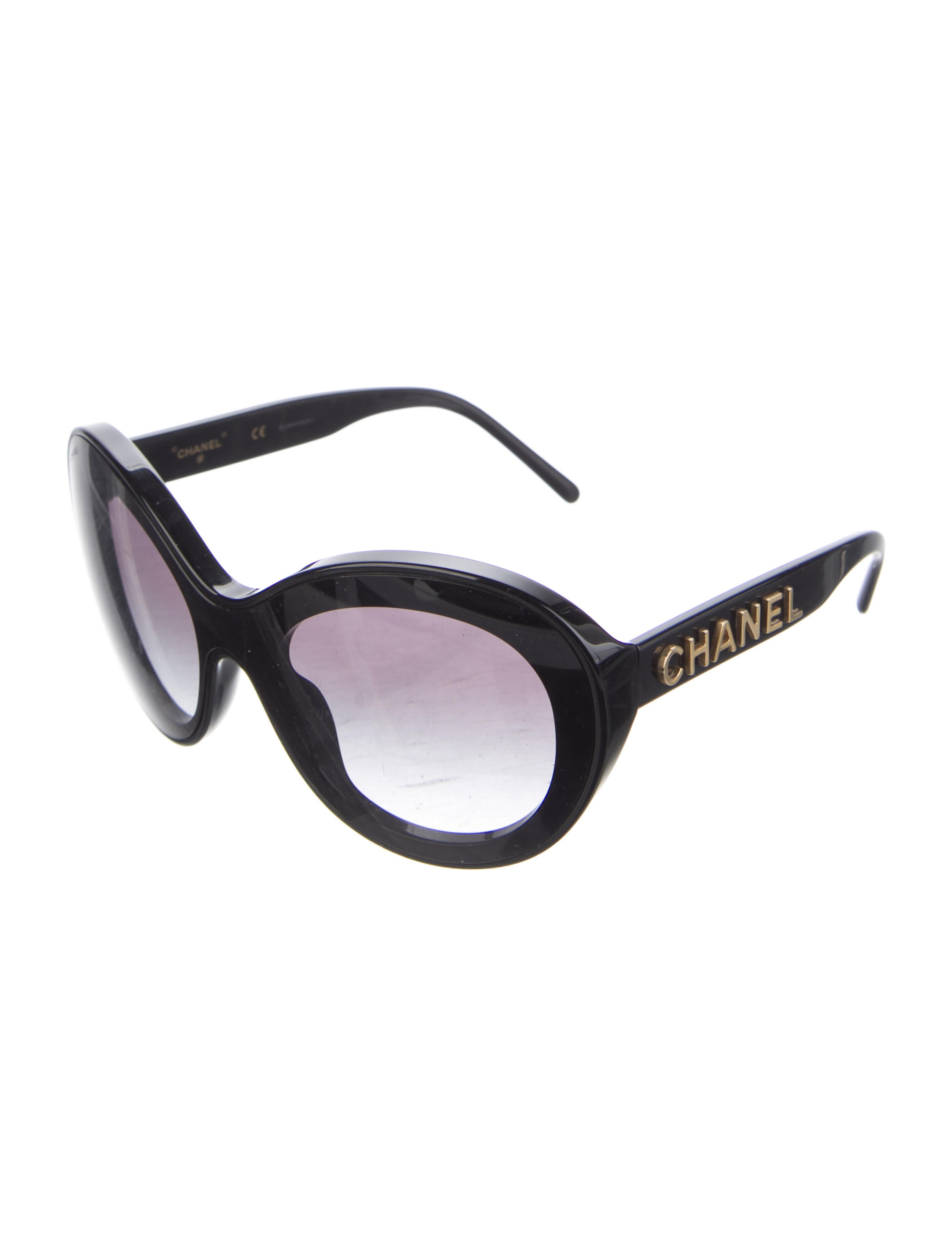 Chanel Polarized Butterfly Sunglasses Black Sunglasses, Accessories