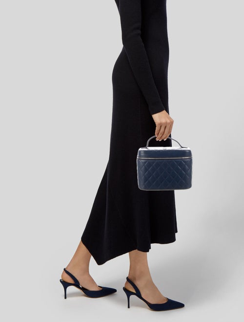 Chanel Large Quilted CC Vanity Case