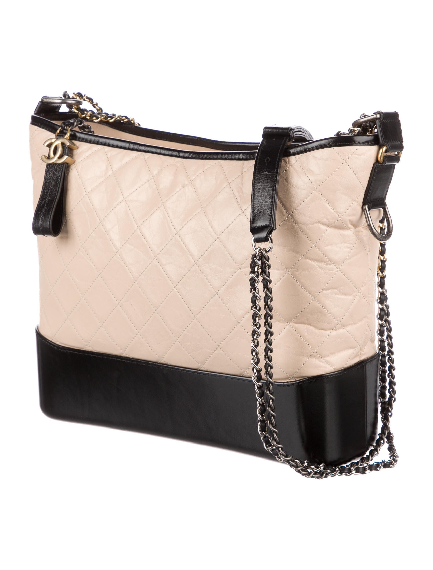 Chanel Large Gabrielle Hobo Black Hobos, Handbags CHA834961 The