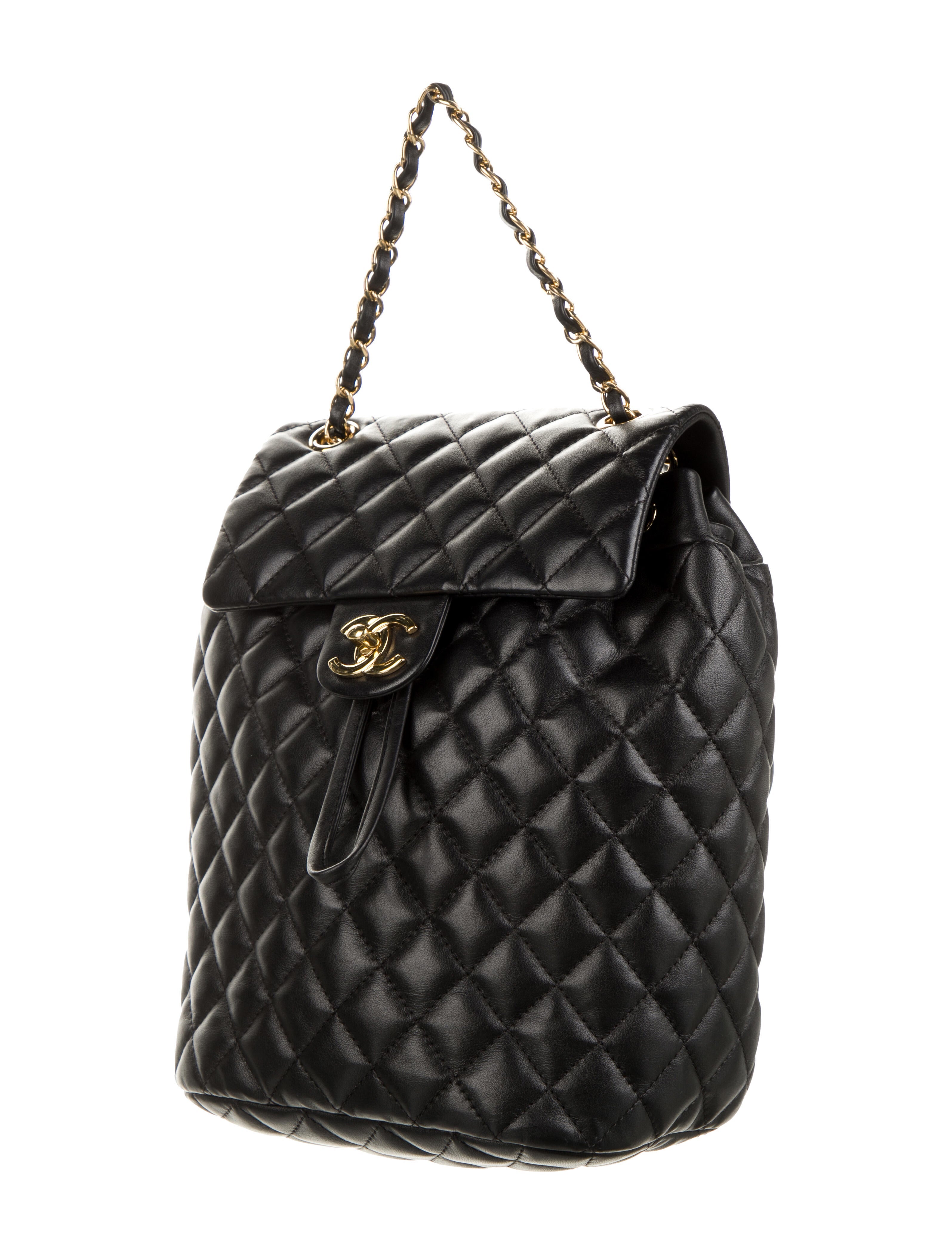 Chanel Small Urban Spirit Backpack Black Backpacks, Handbags