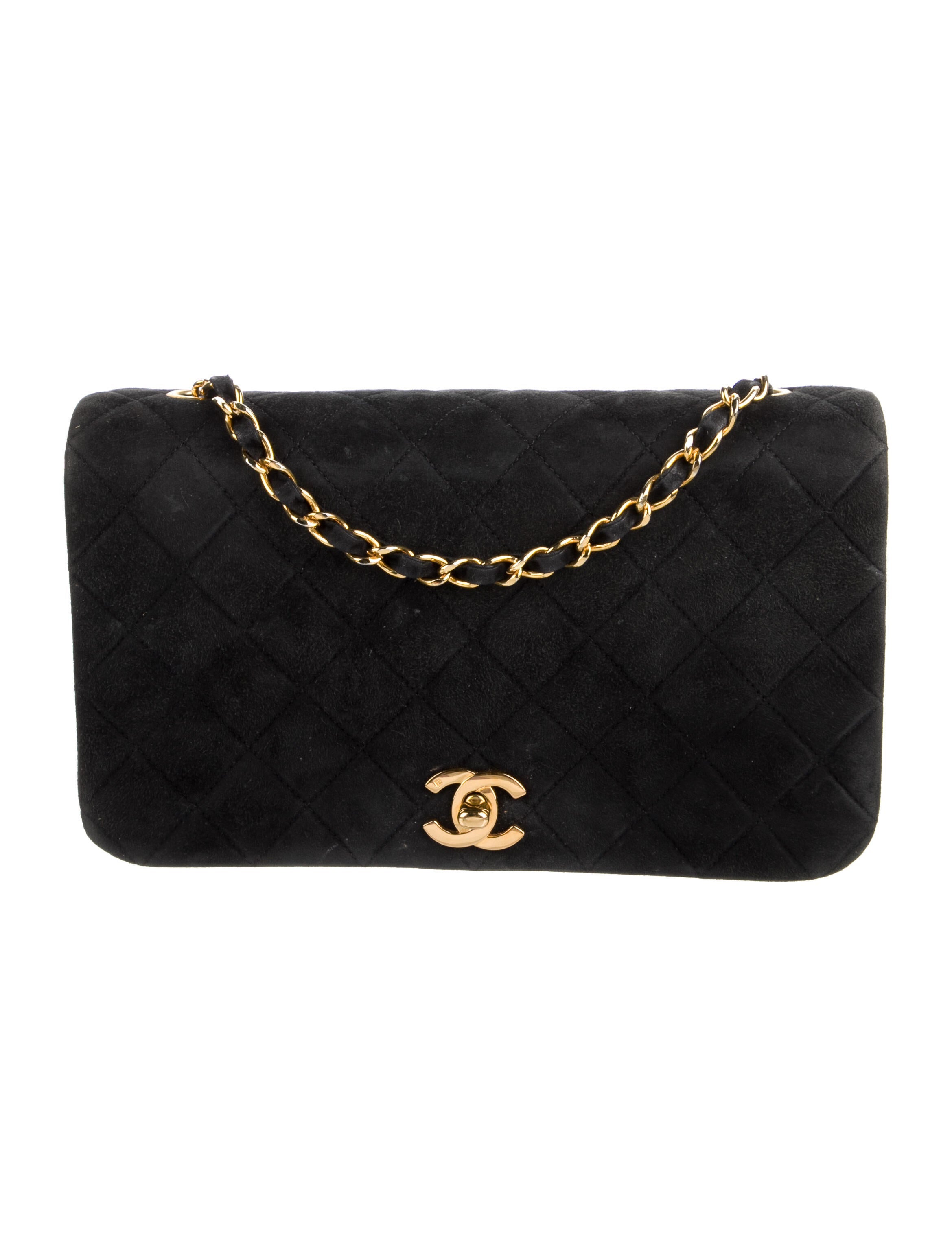 Chanel Medium Classic Double Flap Bag Black Shoulder Bags, Handbags