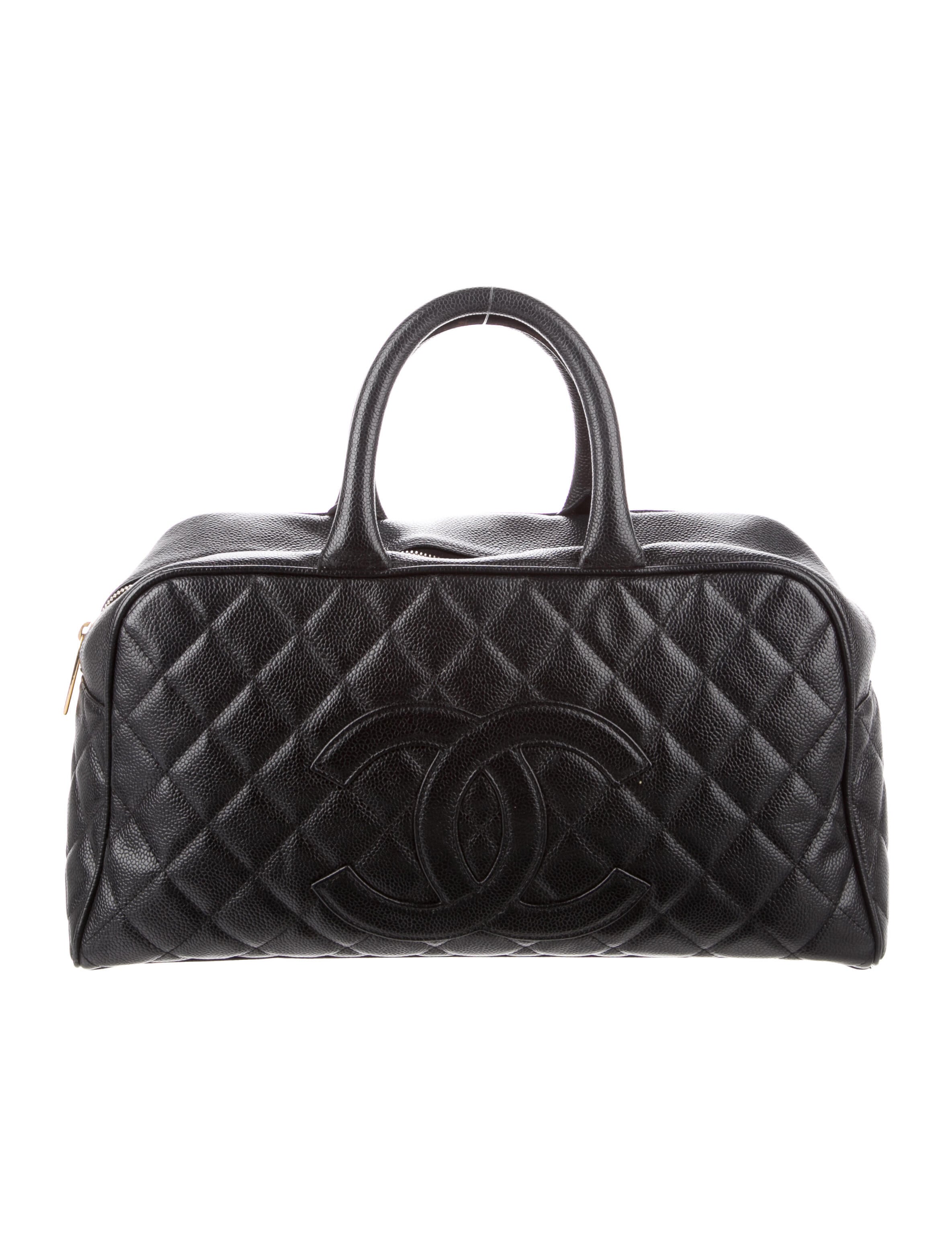 Chanel Small Ligne Cambon Bowling Bag Black Handle Bags, Handbags