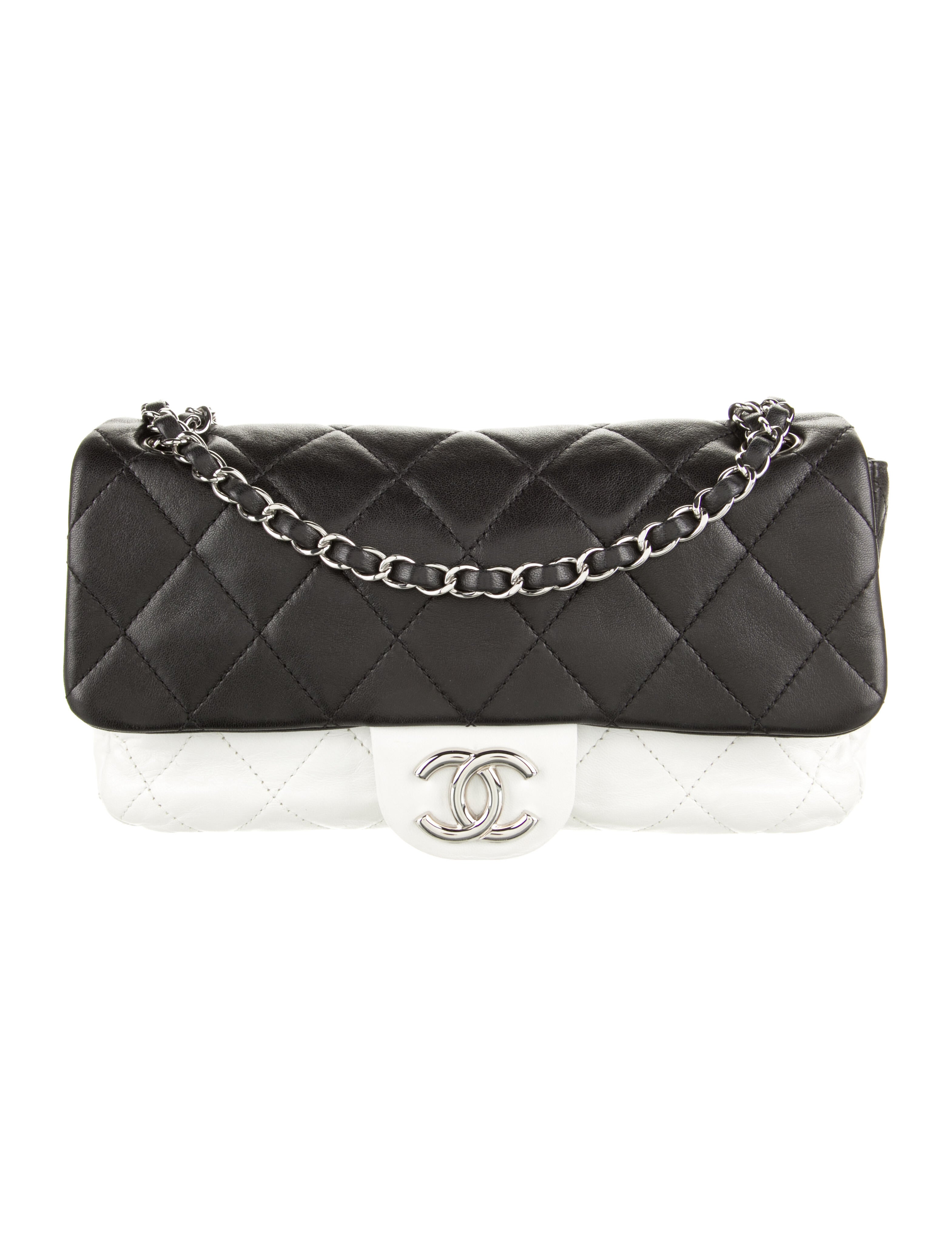 Chanel Classic Medium Sequin Double Flap Bag w/ Tags Black Shoulder