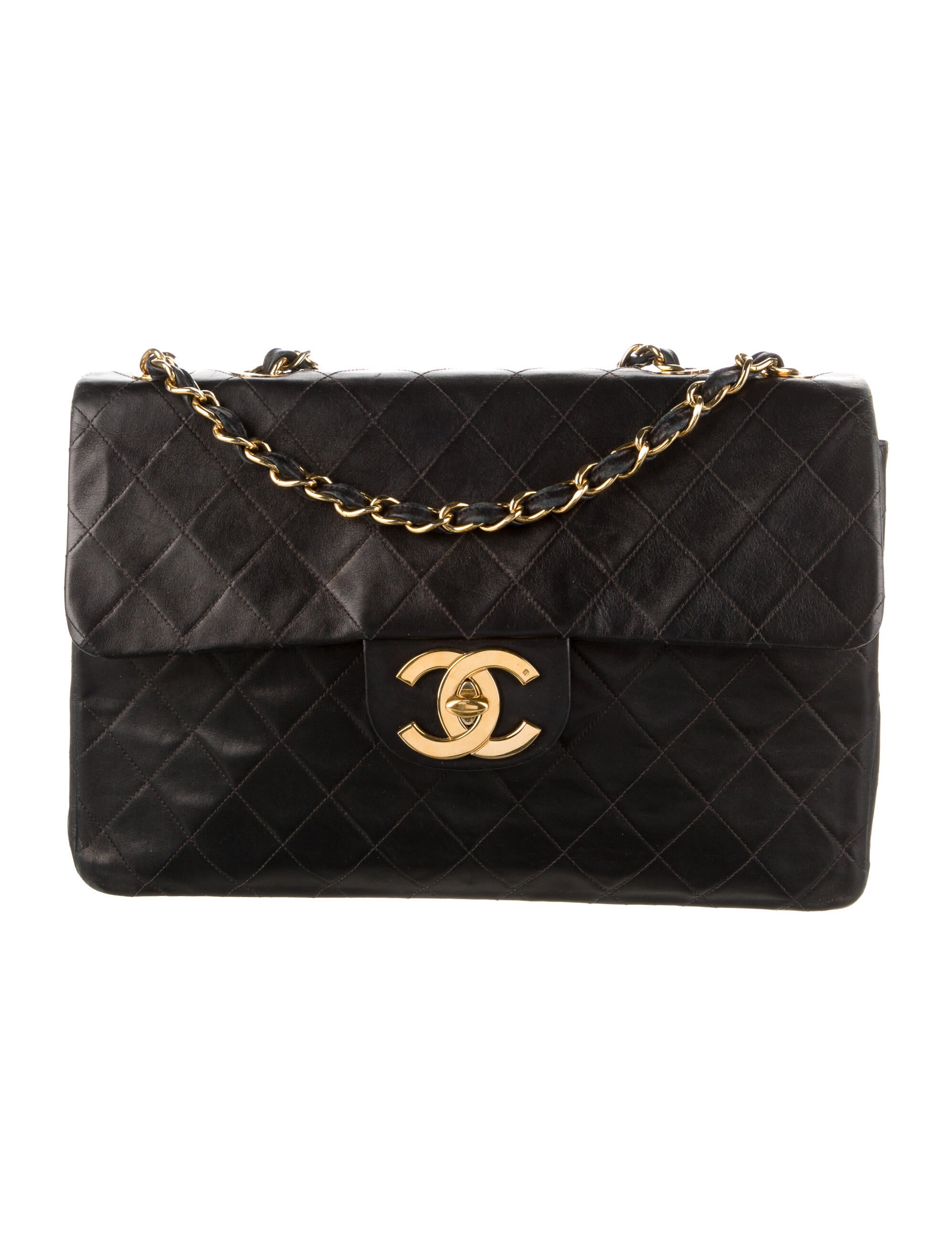 Chanel Classic Medium Sequin Double Flap Bag w/ Tags Black Shoulder Bags, Handbags CHA116791