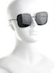 Chanel Chain-Link Accent Square Sunglasses