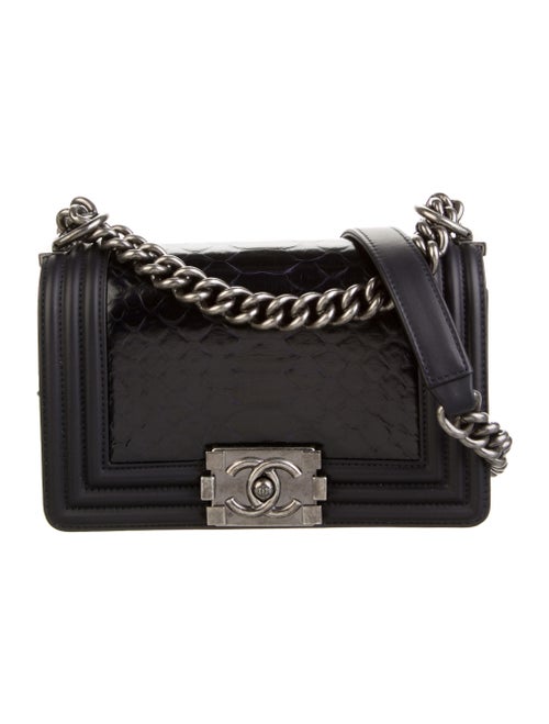 Chanel Small Python Boy Bag