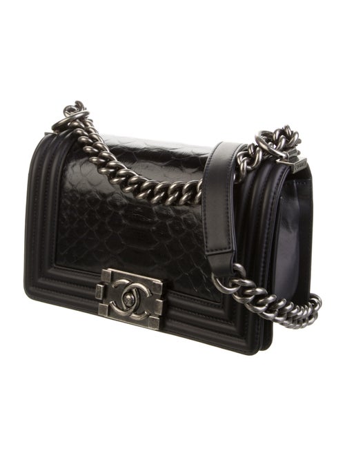 Chanel Small Python Boy Bag
