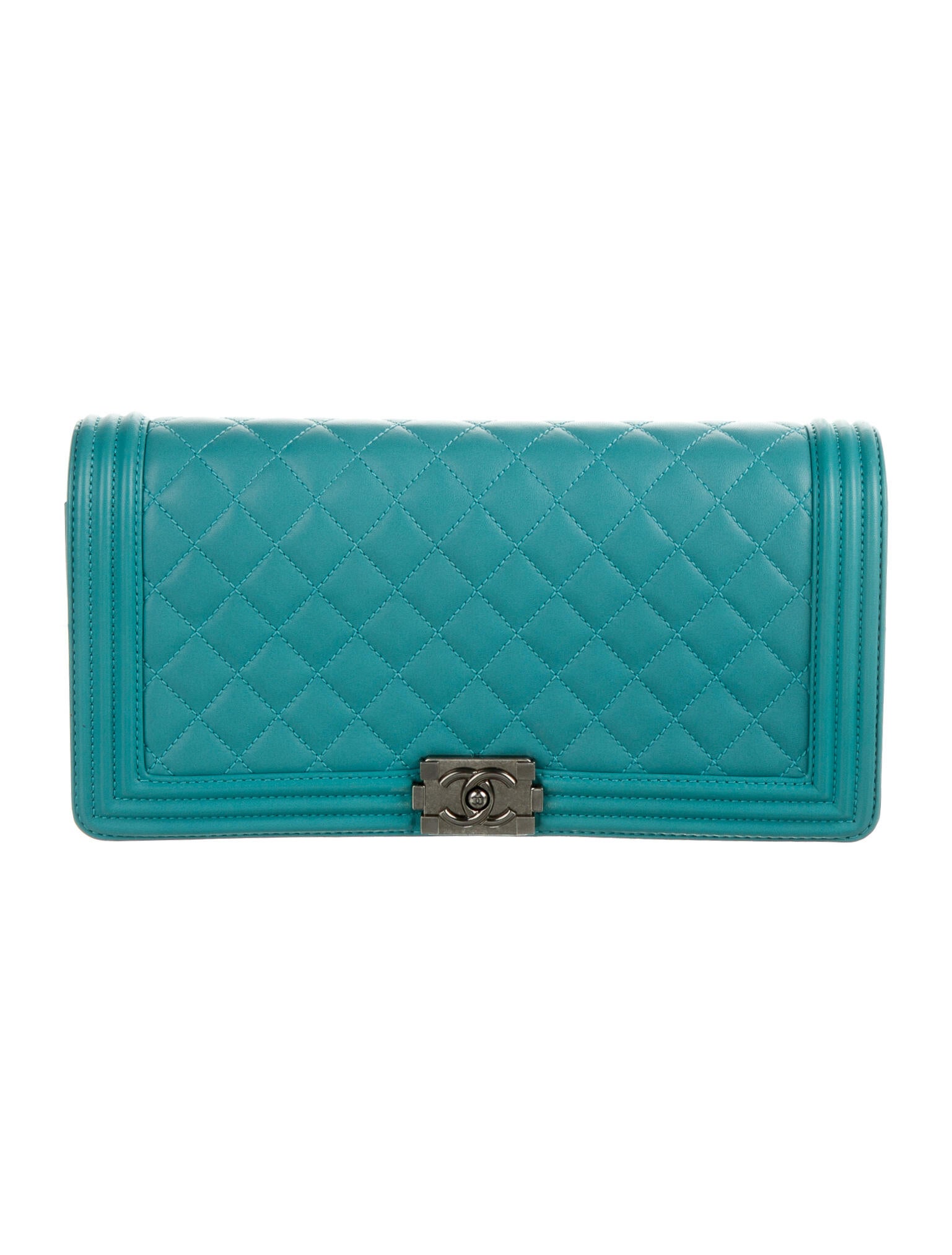 Chanel Python New Clutch Blue Clutches, Handbags CHA76348 The
