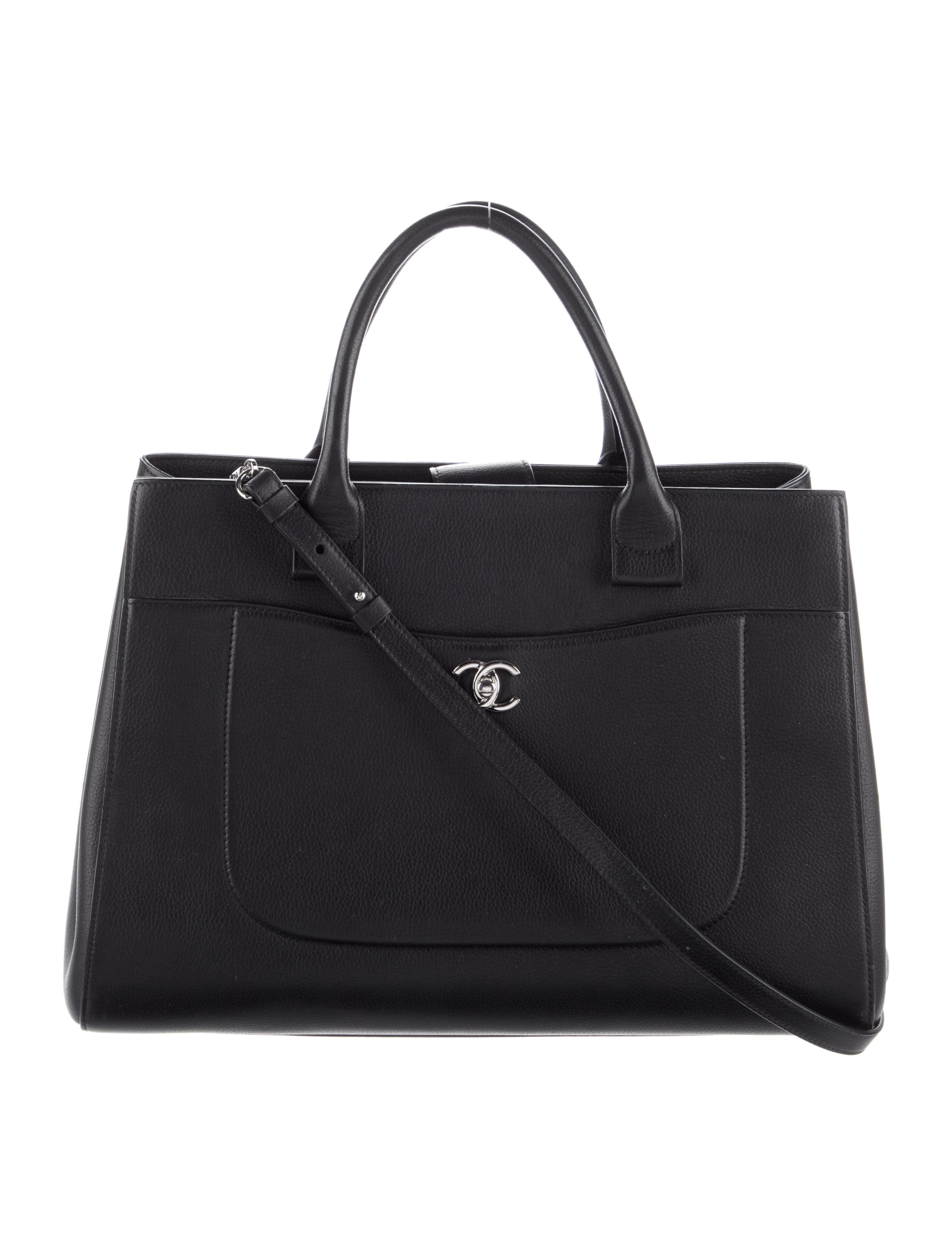 Chanel Large Caviar Camera Case Black Handle Bags, Handbags