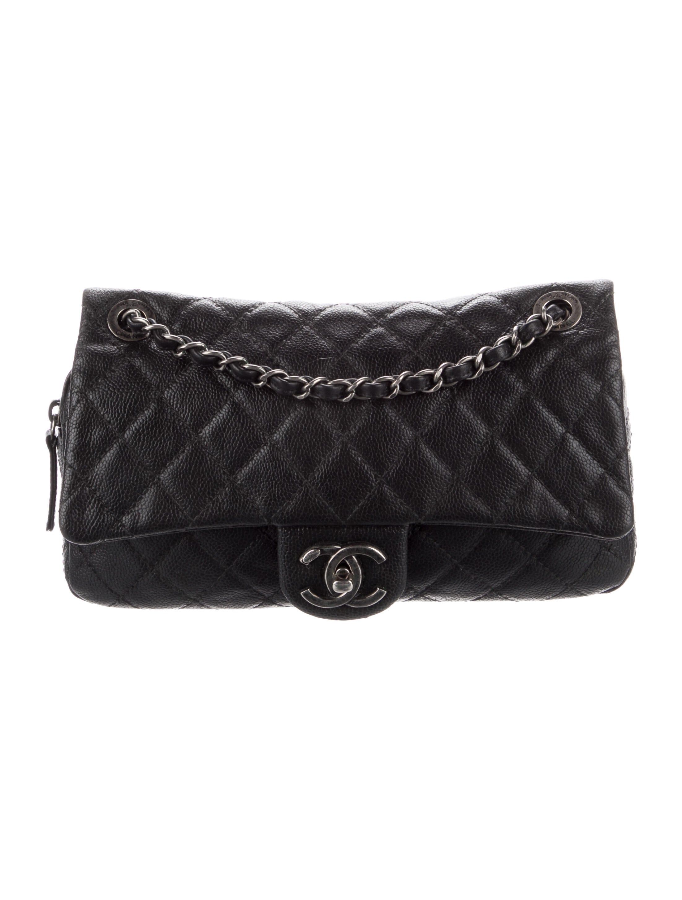 Chanel Classic Medium Double Flap Bag Black Shoulder Bags, Handbags