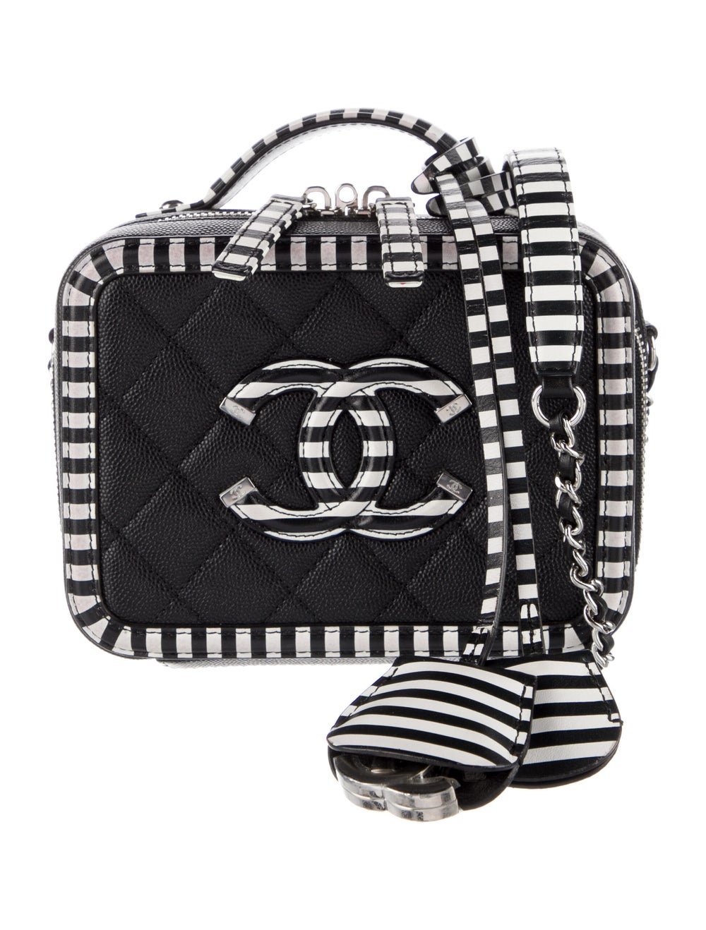 Chanel Small Filigree Vanity Case Gem