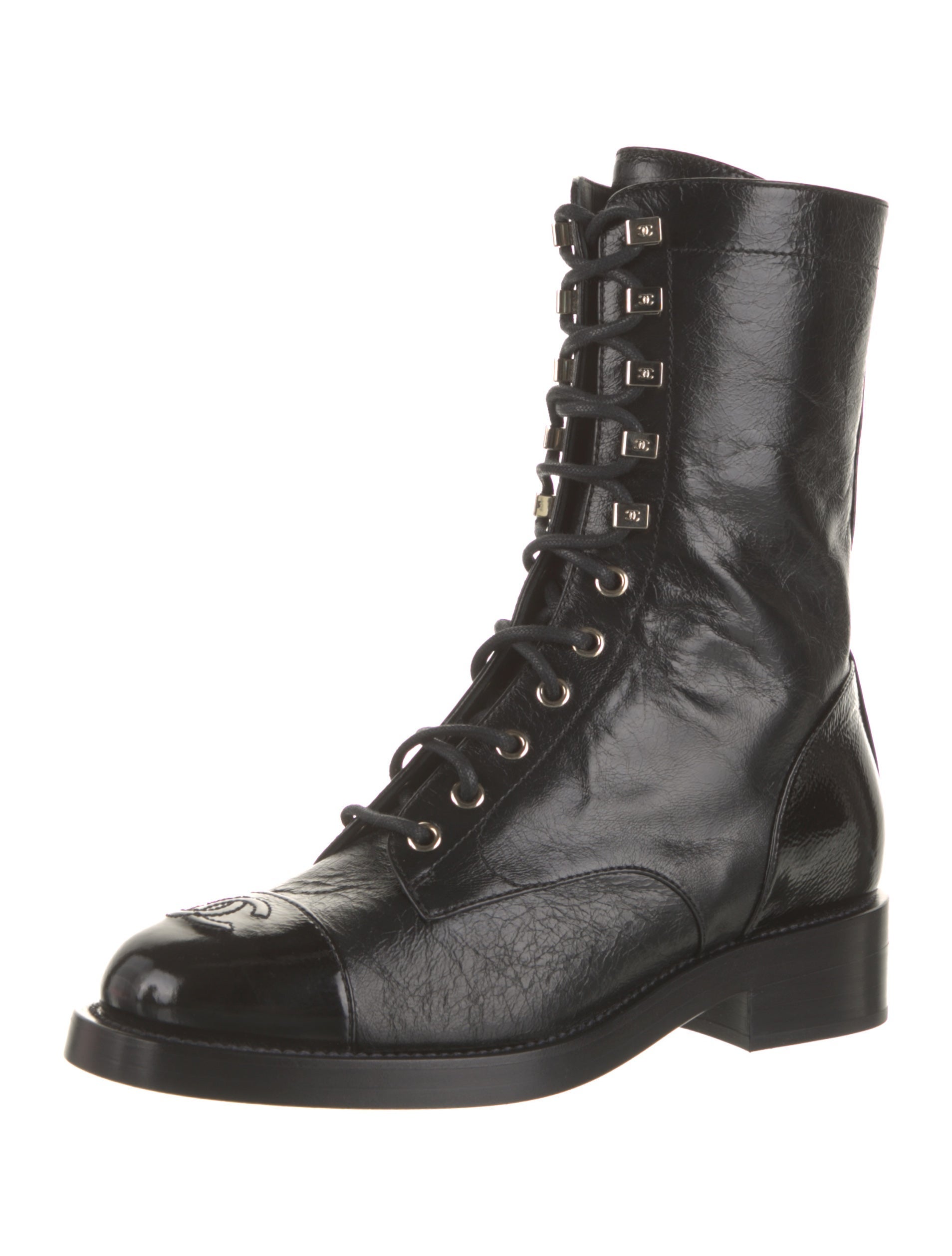 chanel black boots 2021