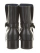 Chanel 2006 Interlocking CC Logo Moto Boots