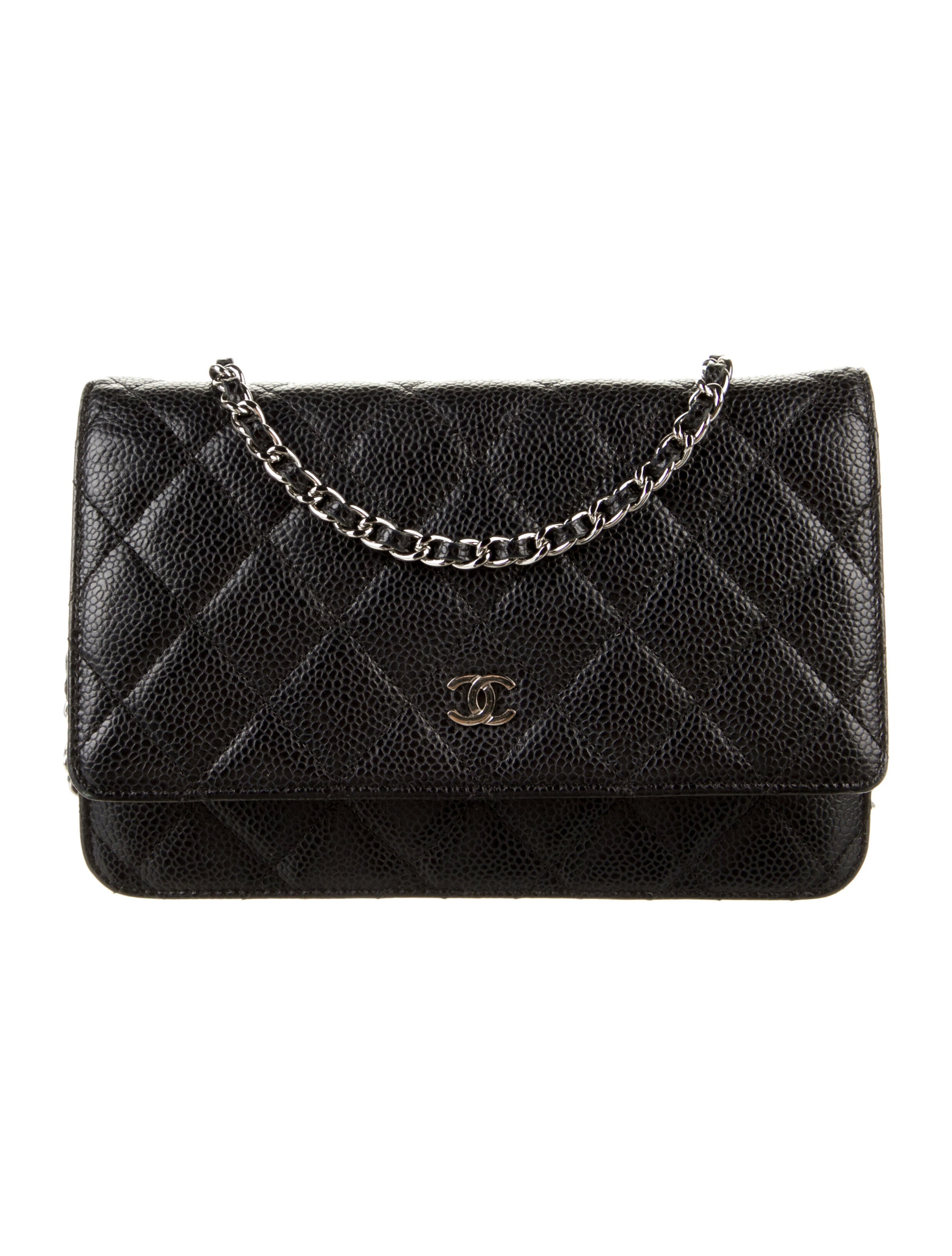 Chanel Black Leather Chanel Shoulder Bag Black Crossbody Bags, Handbags CHA863590 The RealReal