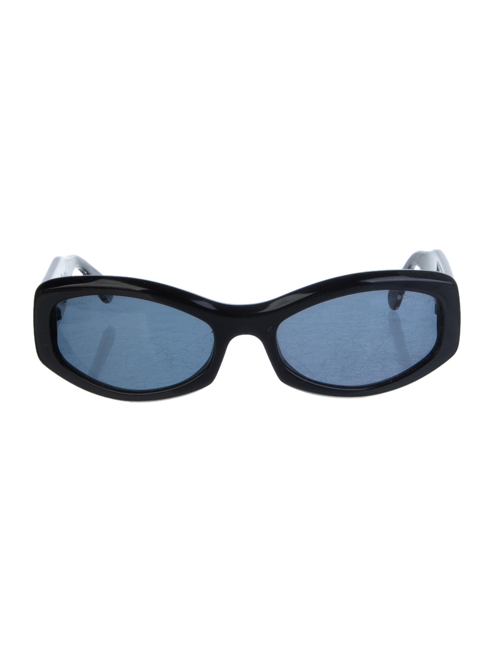 Chanel Sunglasses Black Sunglasses, Accessories CHA49023 The RealReal