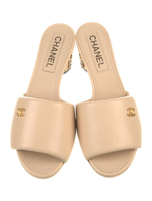 Chanel 2022 Interlocking CC Logo Slides
