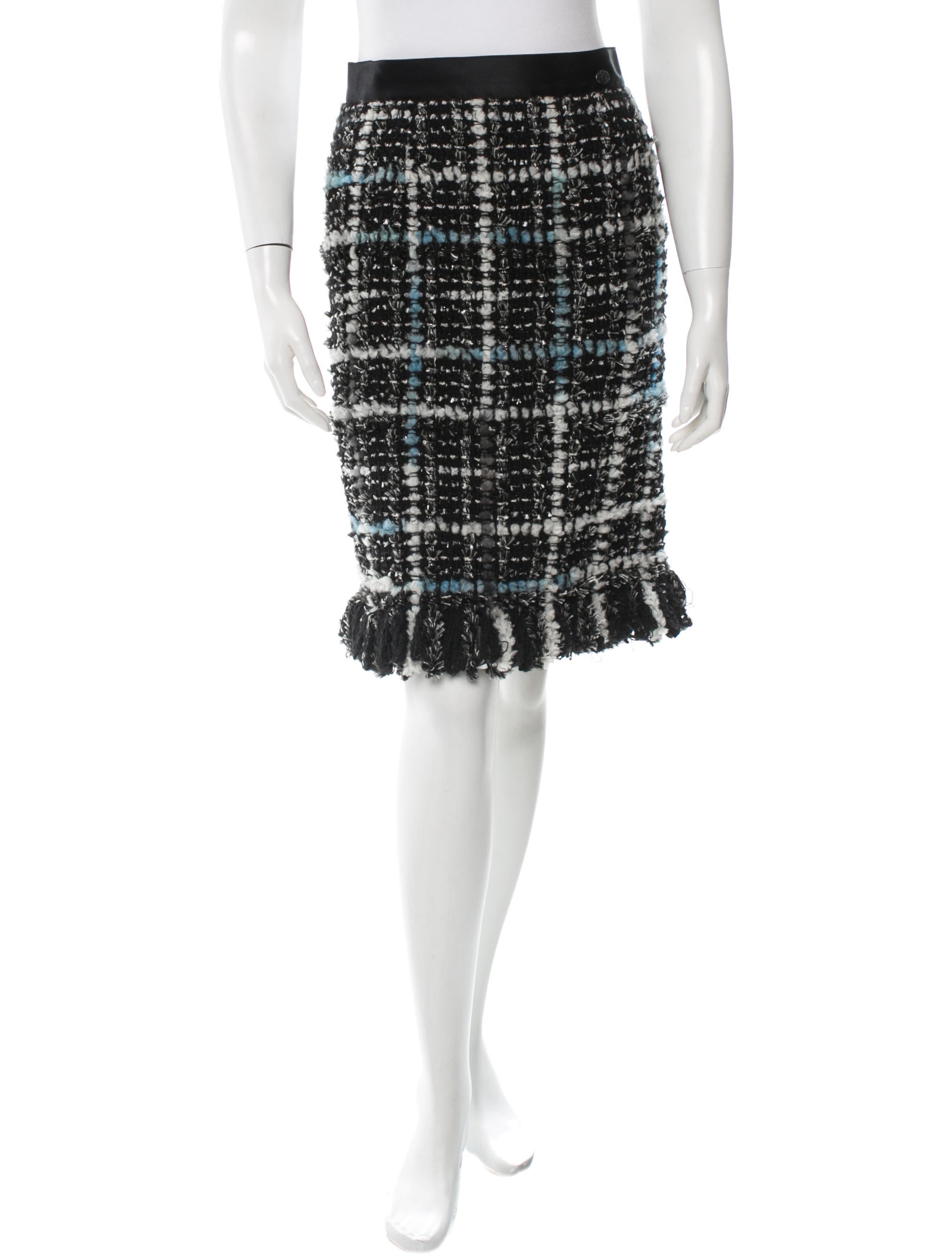Chanel Lesage Tweed Skirt