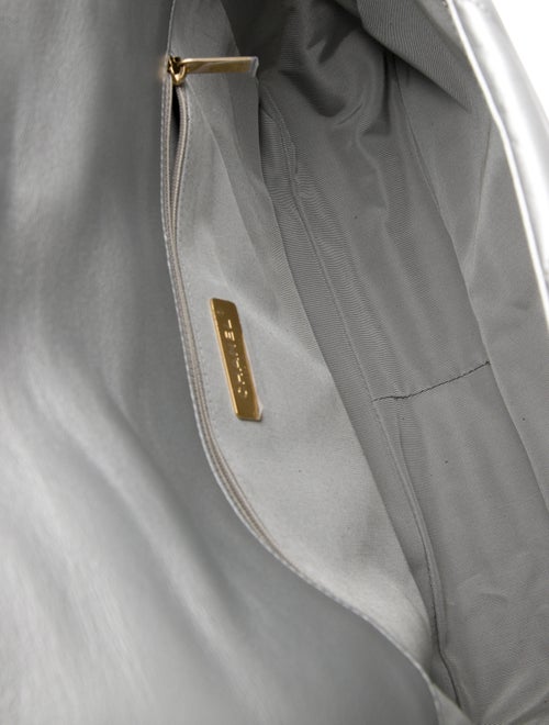 Chanel 2020 Metallic Maxi 19 Flap Bag