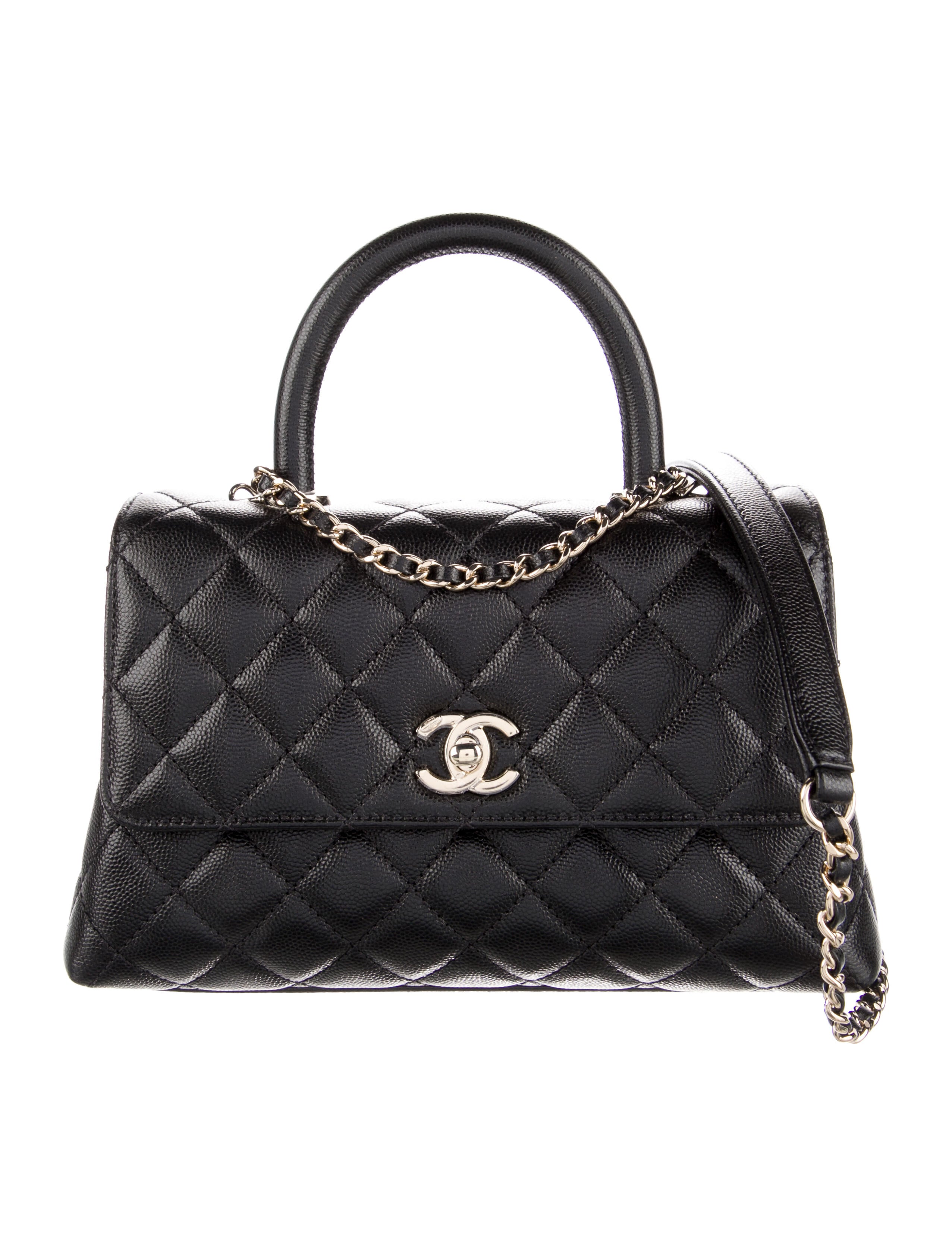 Chanel Caviar Small Coco Handle Bag