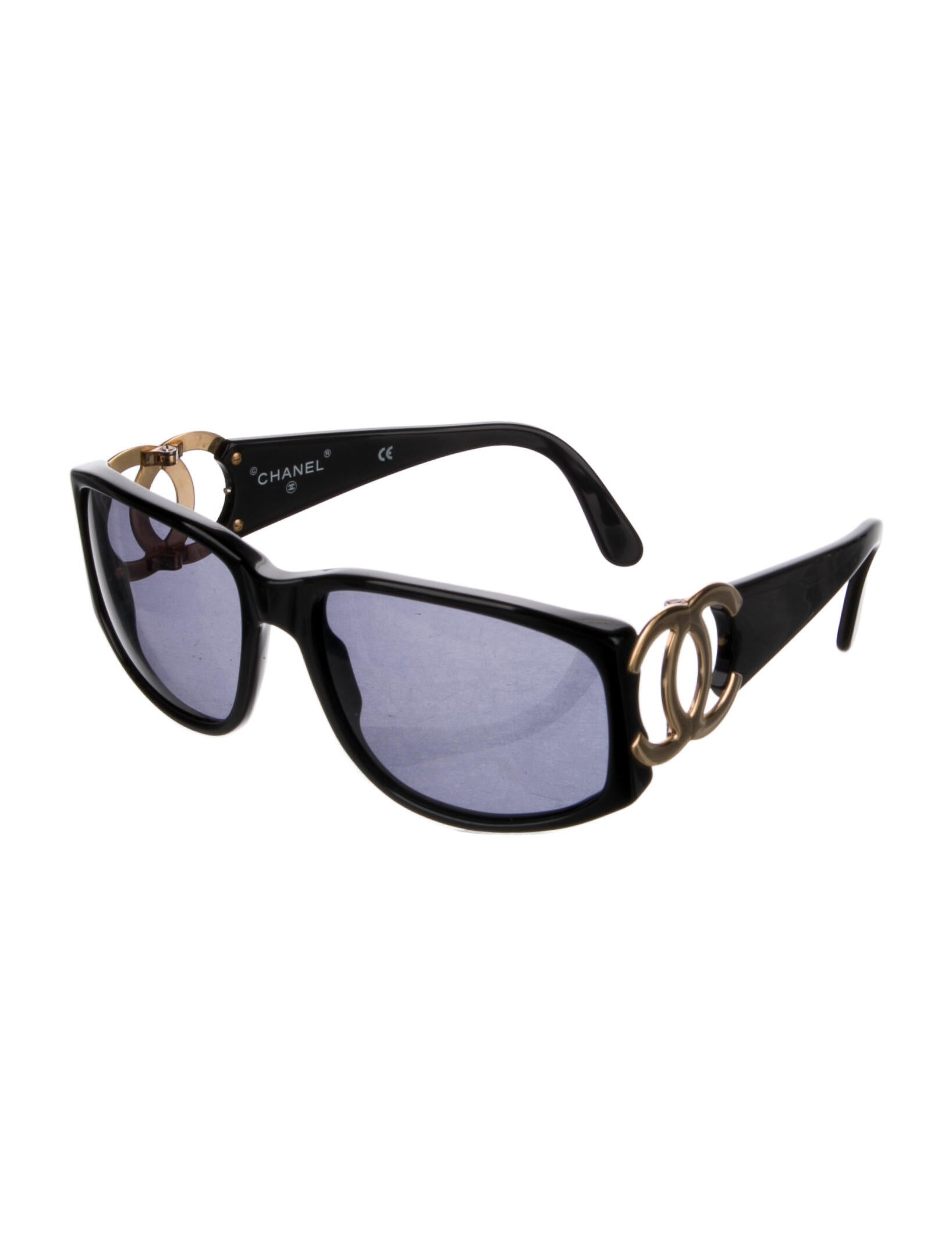 Chanel Sunglasses Black Sunglasses, Accessories CHA46036 The RealReal