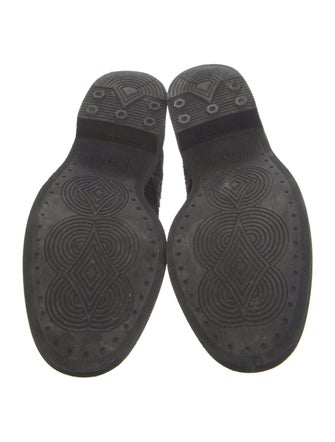 Chanel 2016 Interlocking CC Logo Lace-Up Boots