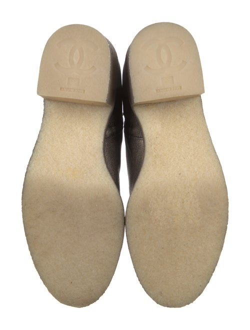 Chanel Interlocking CC Logo Interlocking CC Logo Moto Boots