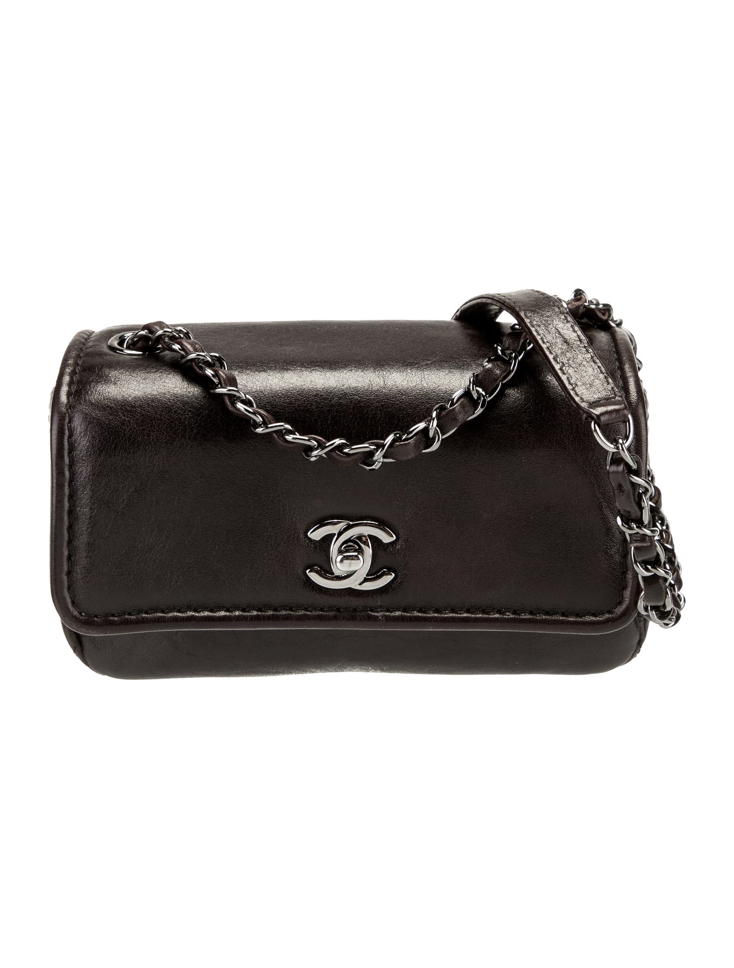 Chanel Mini Quilted CC Flap Bag Black Crossbody Bags, Handbags
