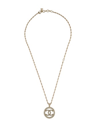 Chanel 2023 Faux Pearl CC Pendant Necklace