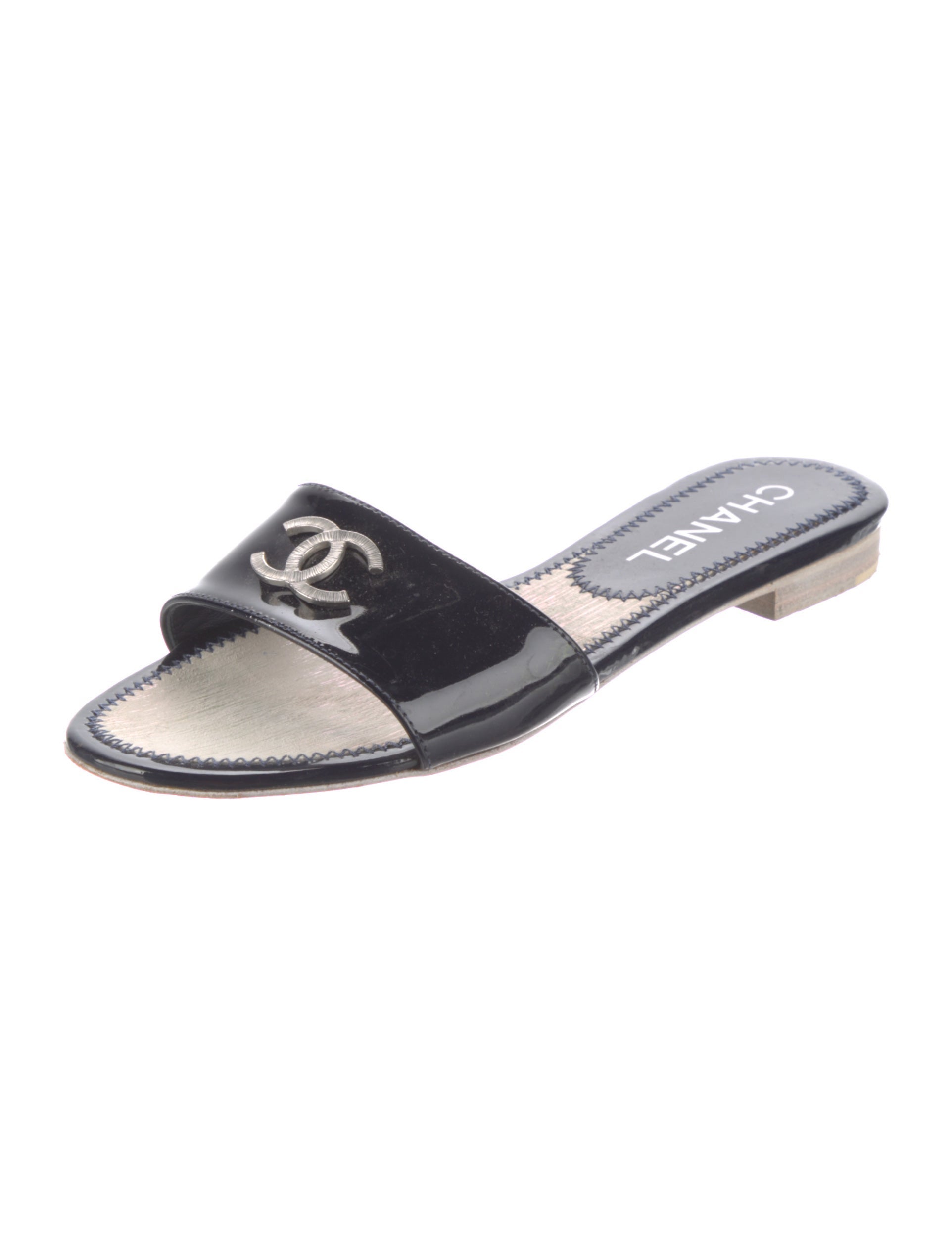 Chanel 2013 Interlocking CC Logo Slides
