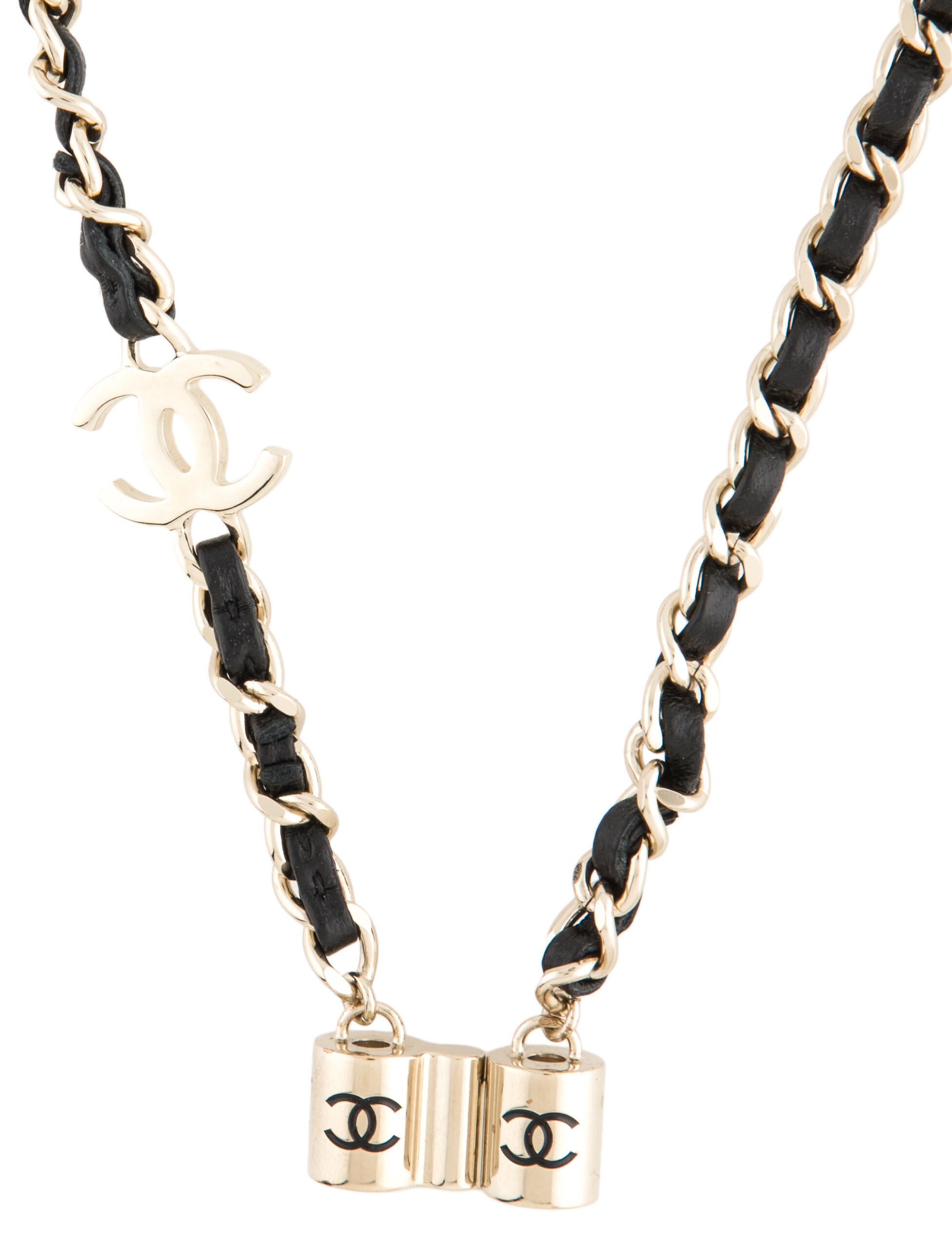 Chanel 2021 CC AirPod Chain Holder Black CHA880366 The RealReal