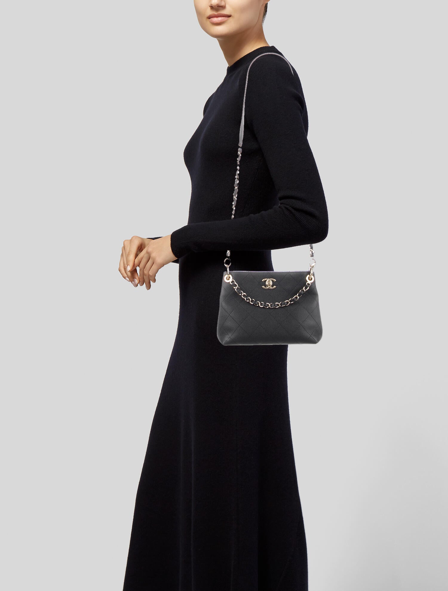Chanel City Walk Hobo w/Tags - Black Shoulder Bags, Handbags