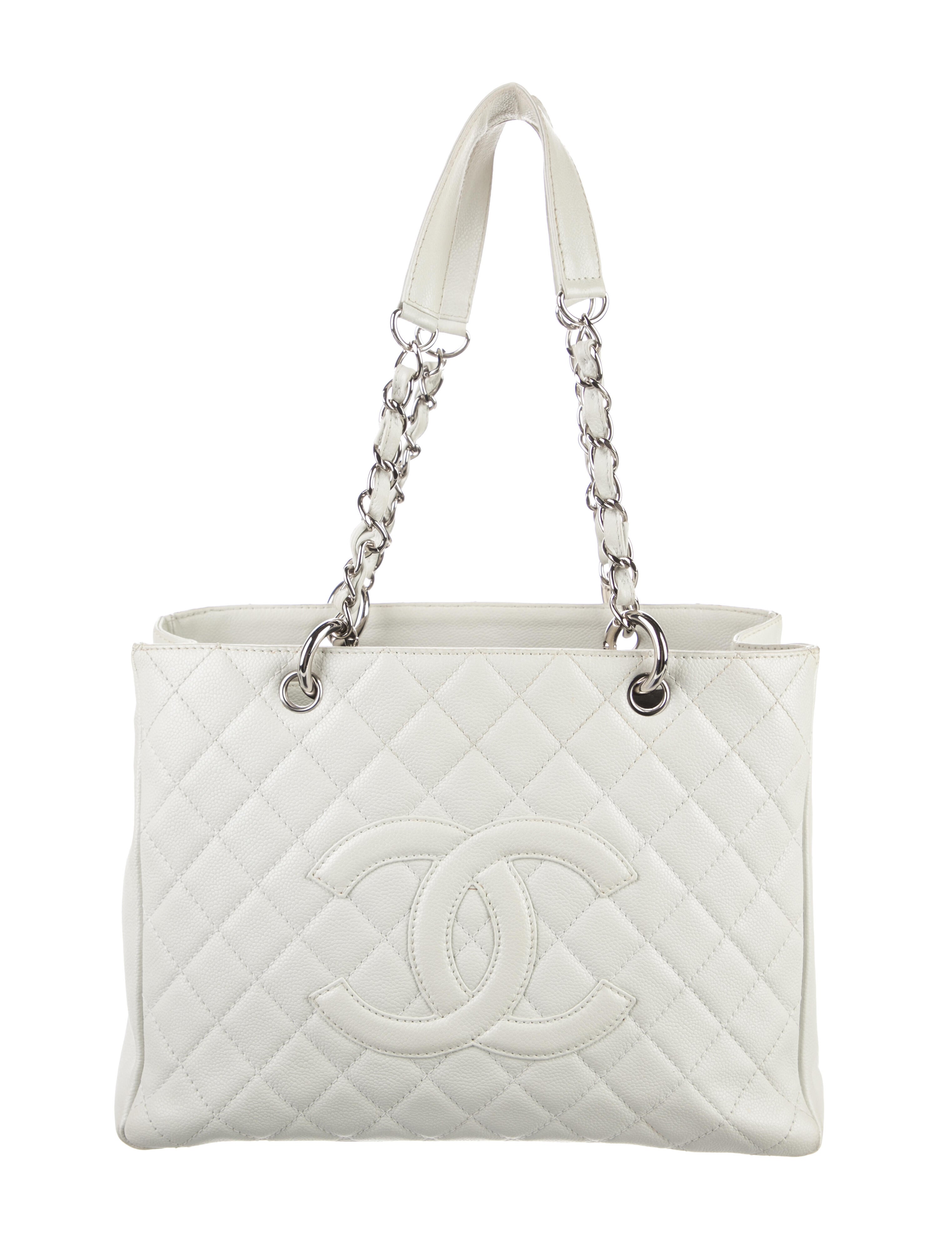Chanel Caviar Grand Shopping Tote Neutrals Totes, Handbags