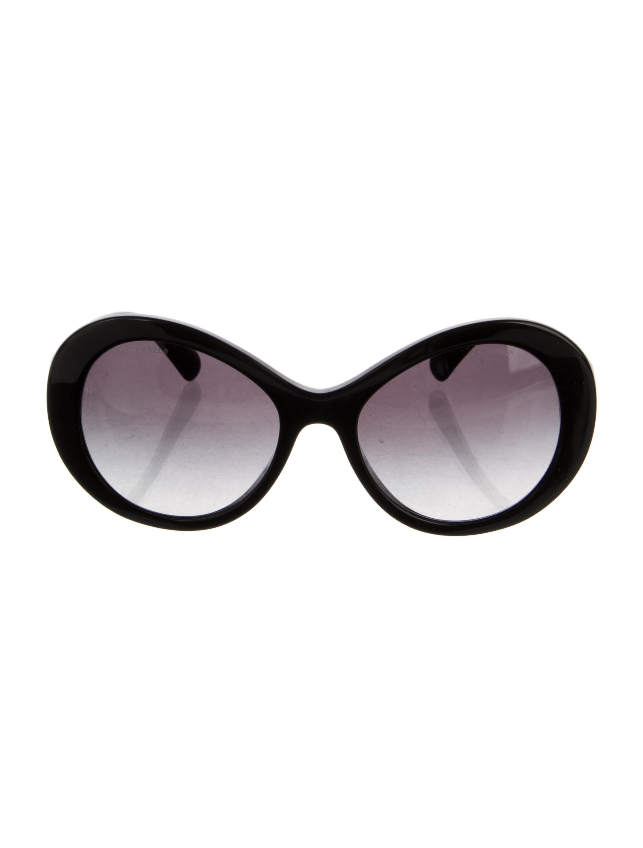 Chanel Interlocking CC Logo Oversize Sunglasses