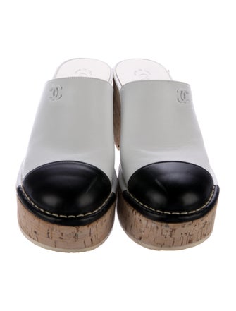 Chanel 2016 Interlocking CC Logo Mules