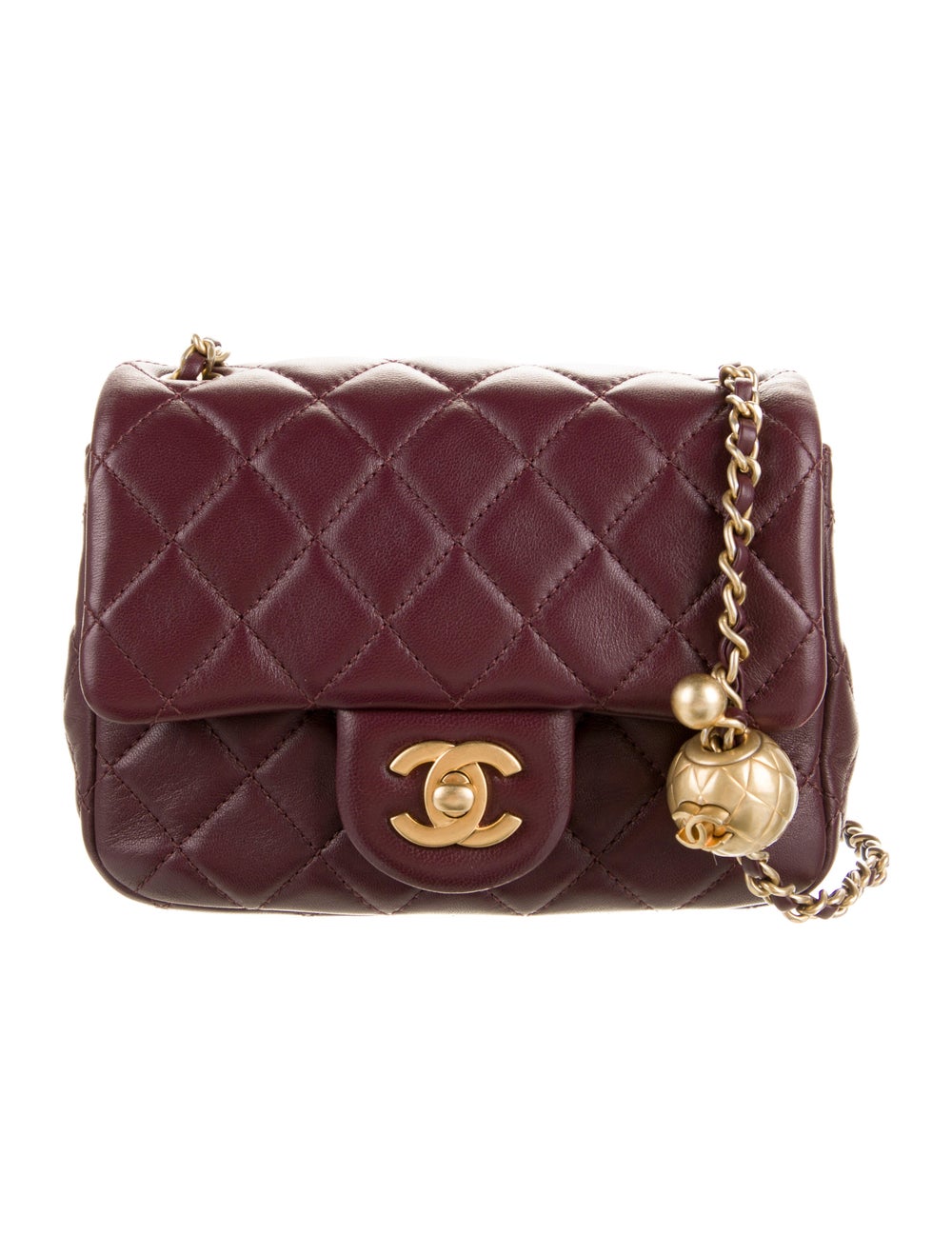 Chanel 2021 Mini Pearl Crush Flap Bag Gem