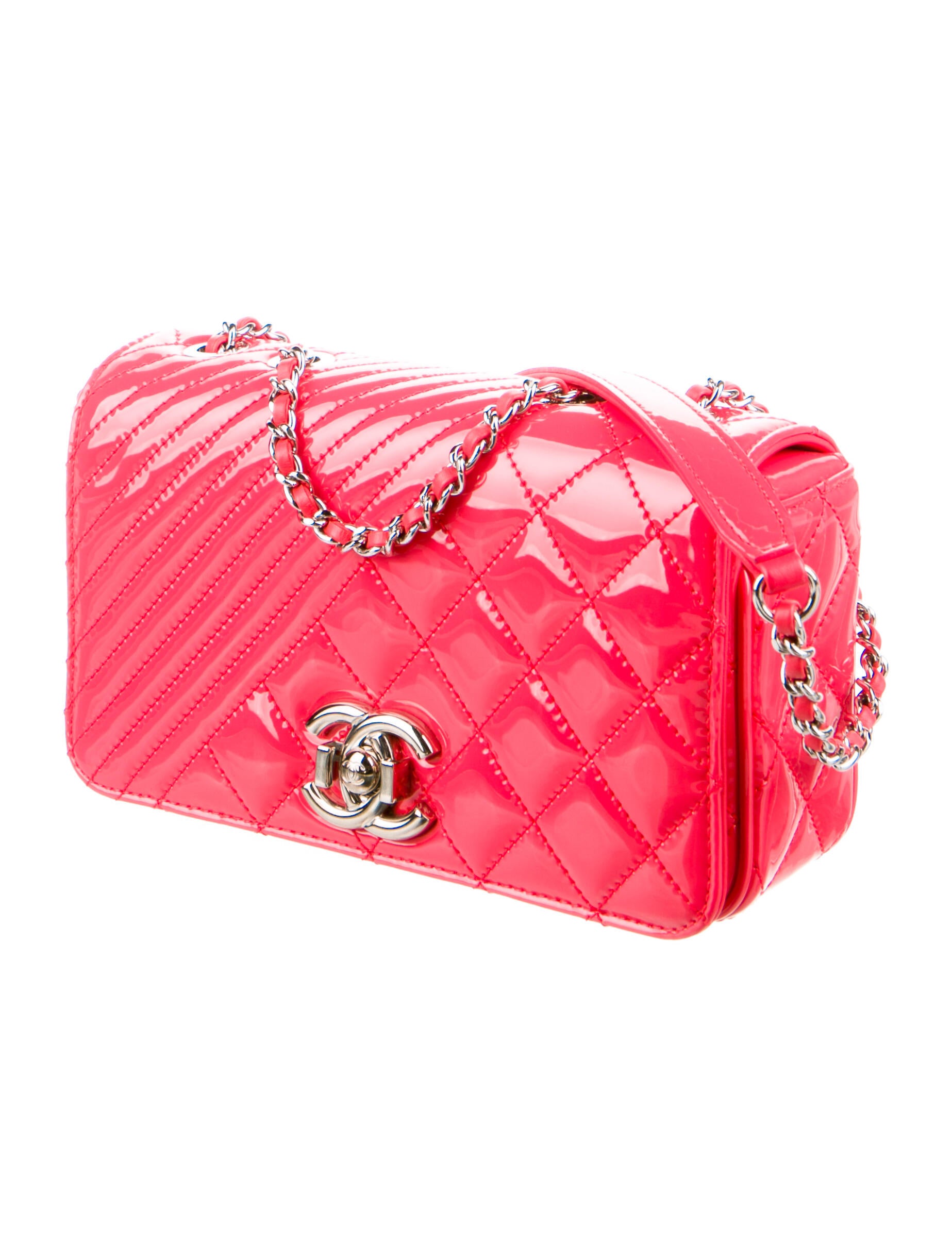 Chanel Small Patent Coco Boy Flap Bag