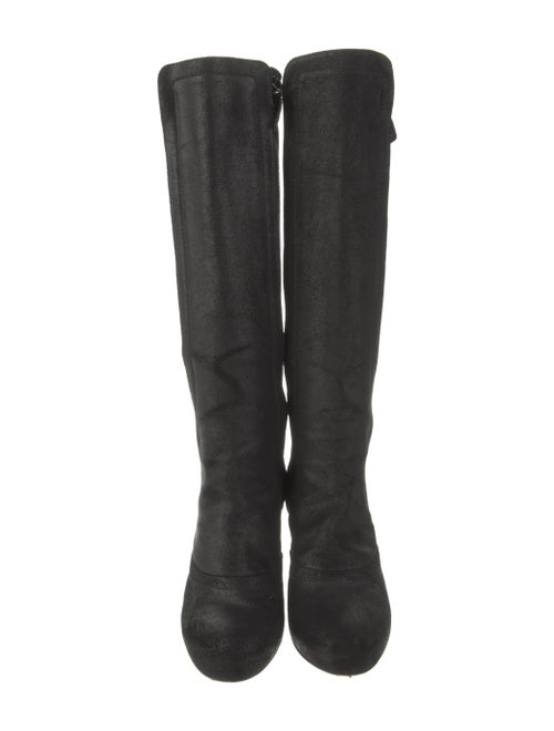 Chanel 2014 Interlocking CC Logo Riding Boots