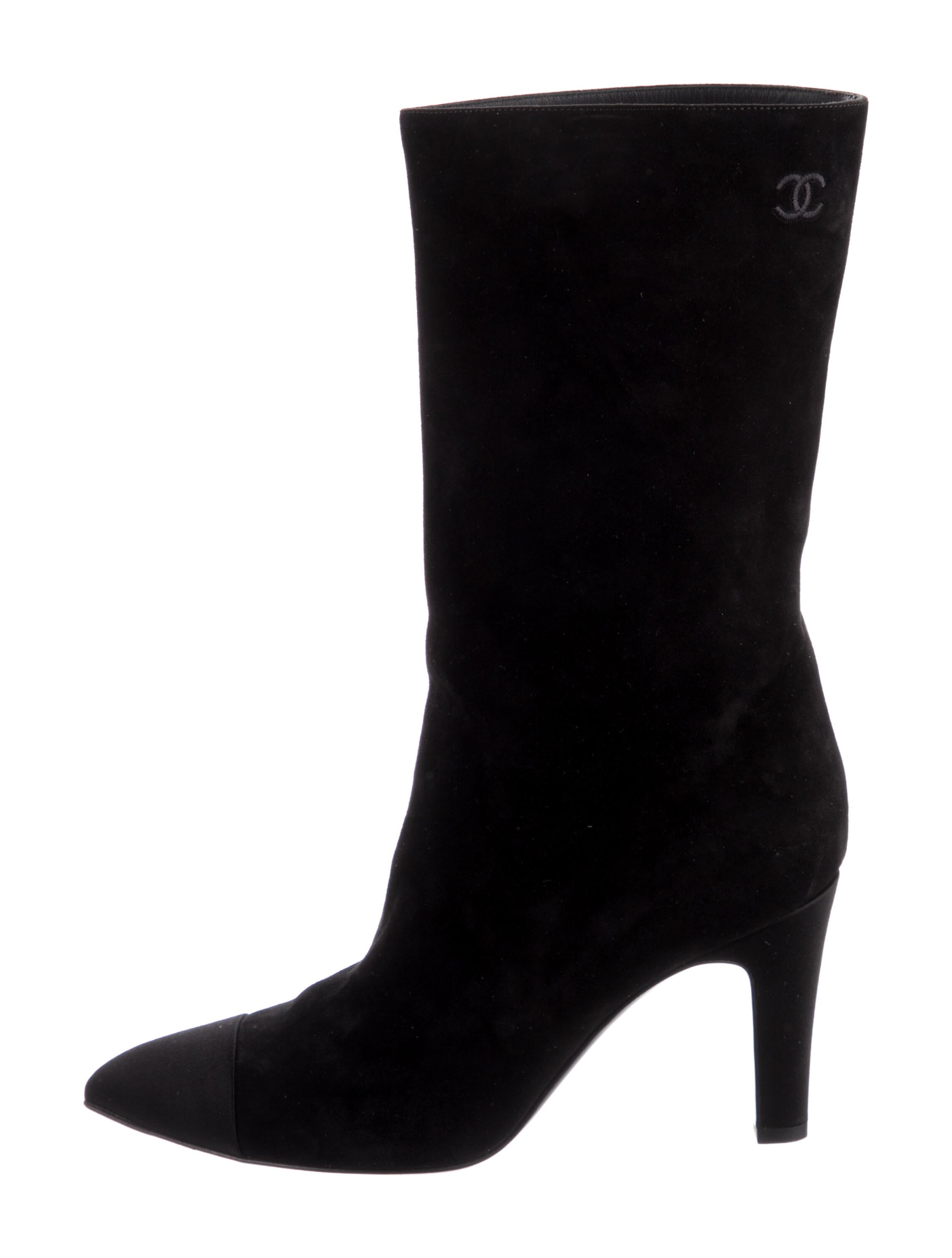 Chanel 2017 Interlocking CC Logo Boots