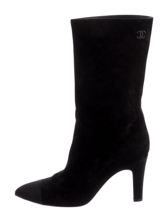 Chanel 2017 Interlocking CC Logo Boots