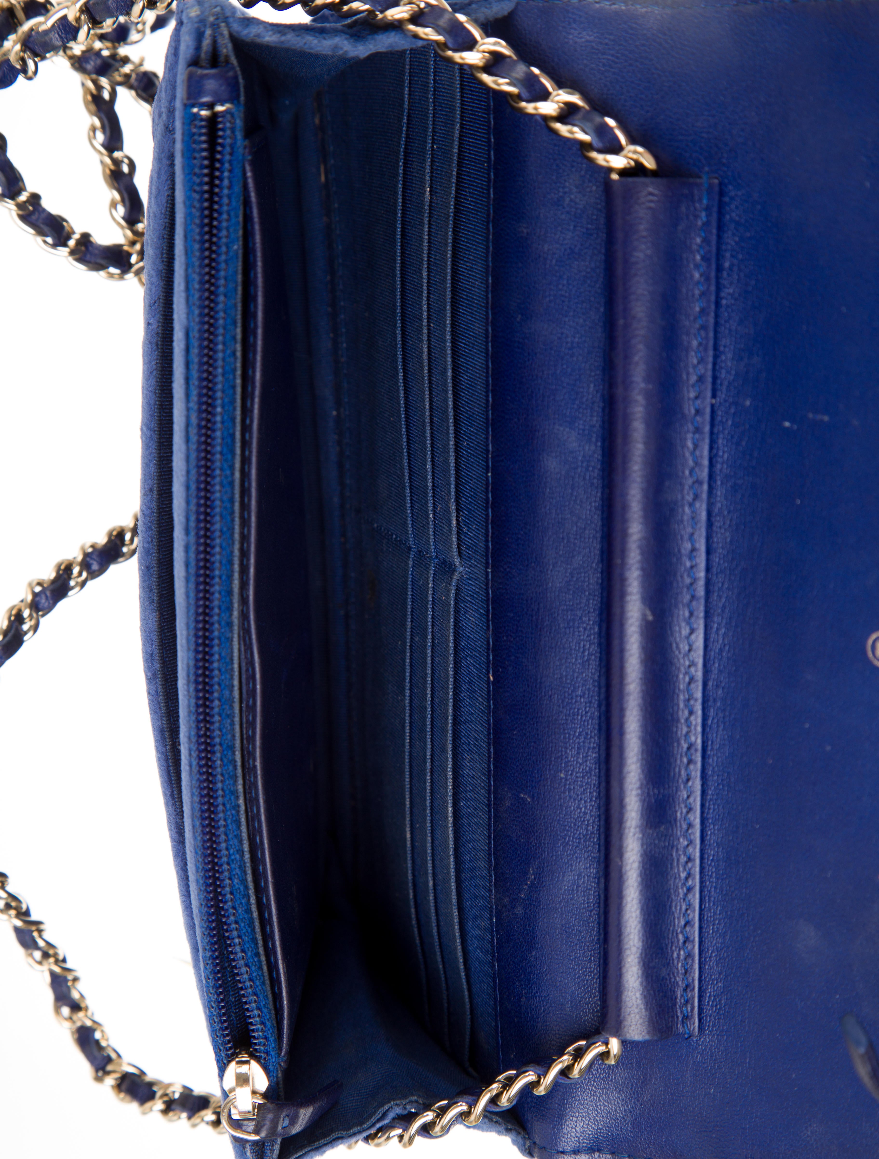 Chanel Velvet Wallet On Chain Handbags CHA89659 The RealReal