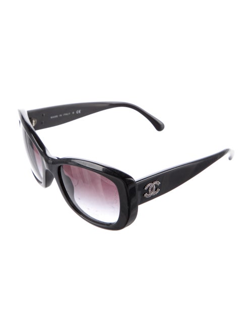 Chanel Interlocking CC Logo Oversize Sunglasses