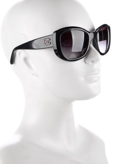 Chanel Interlocking CC Logo Oversize Sunglasses